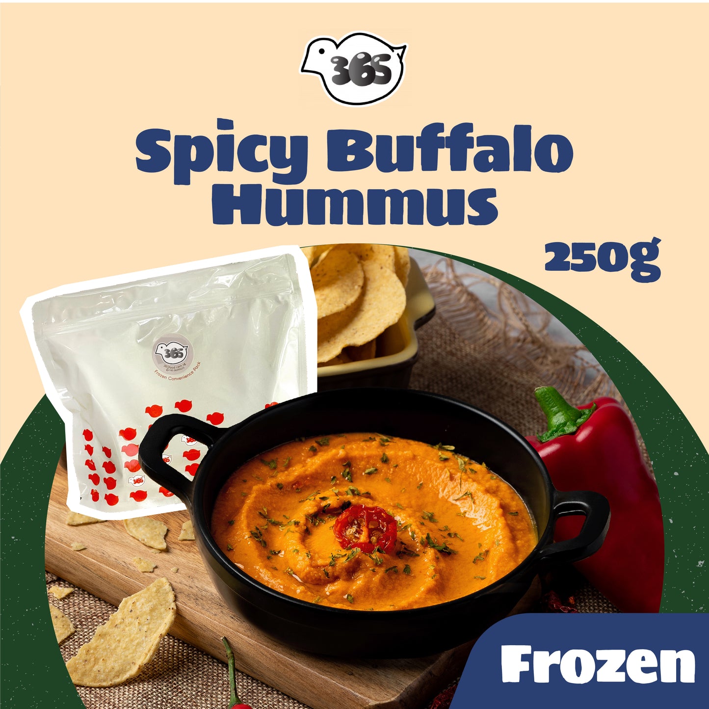 Spicy Buffalo Hummus 250g